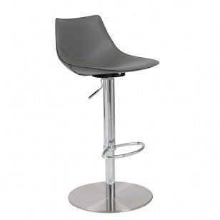 Rudy Leather Adjustable Height Barstool