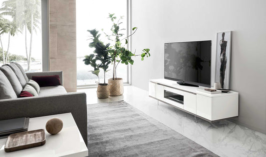 ALF Artemide White Glossy Tv Stand - Eurohaus Modern Furniture LLC
