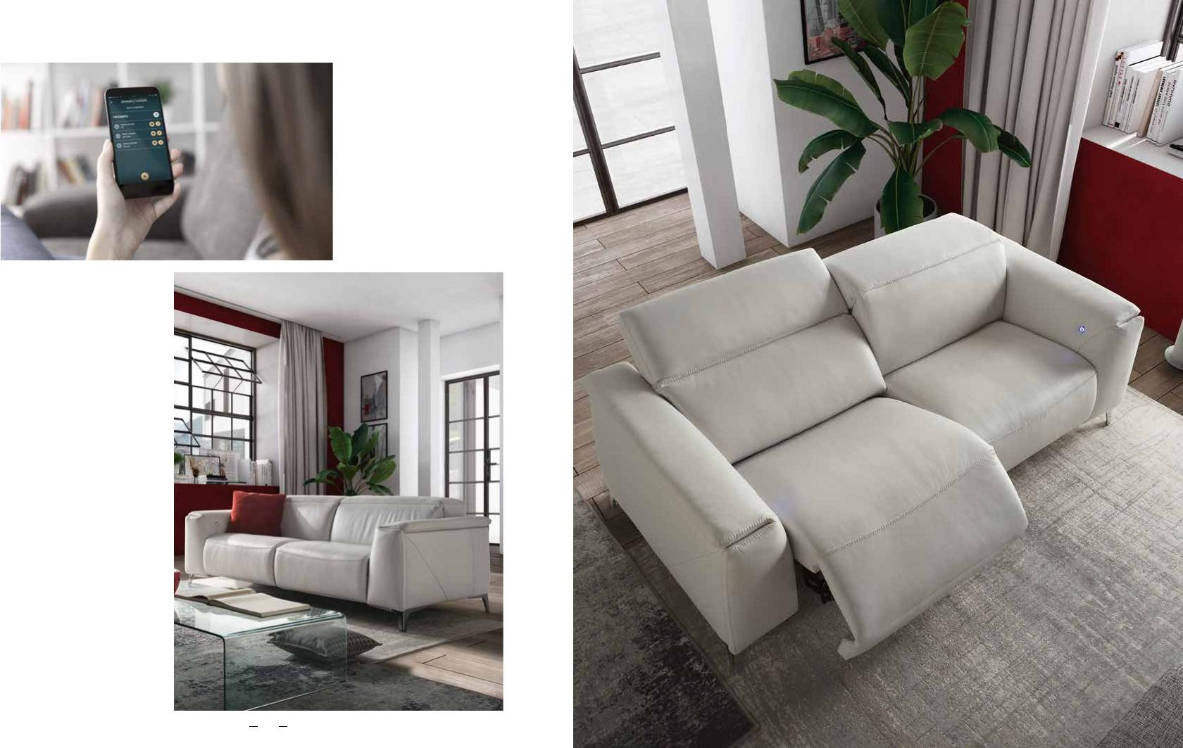 NATUZZI Editions C074 Trionfo Triple Motion Recliners Sectional - Eurohaus Modern Furniture LLC