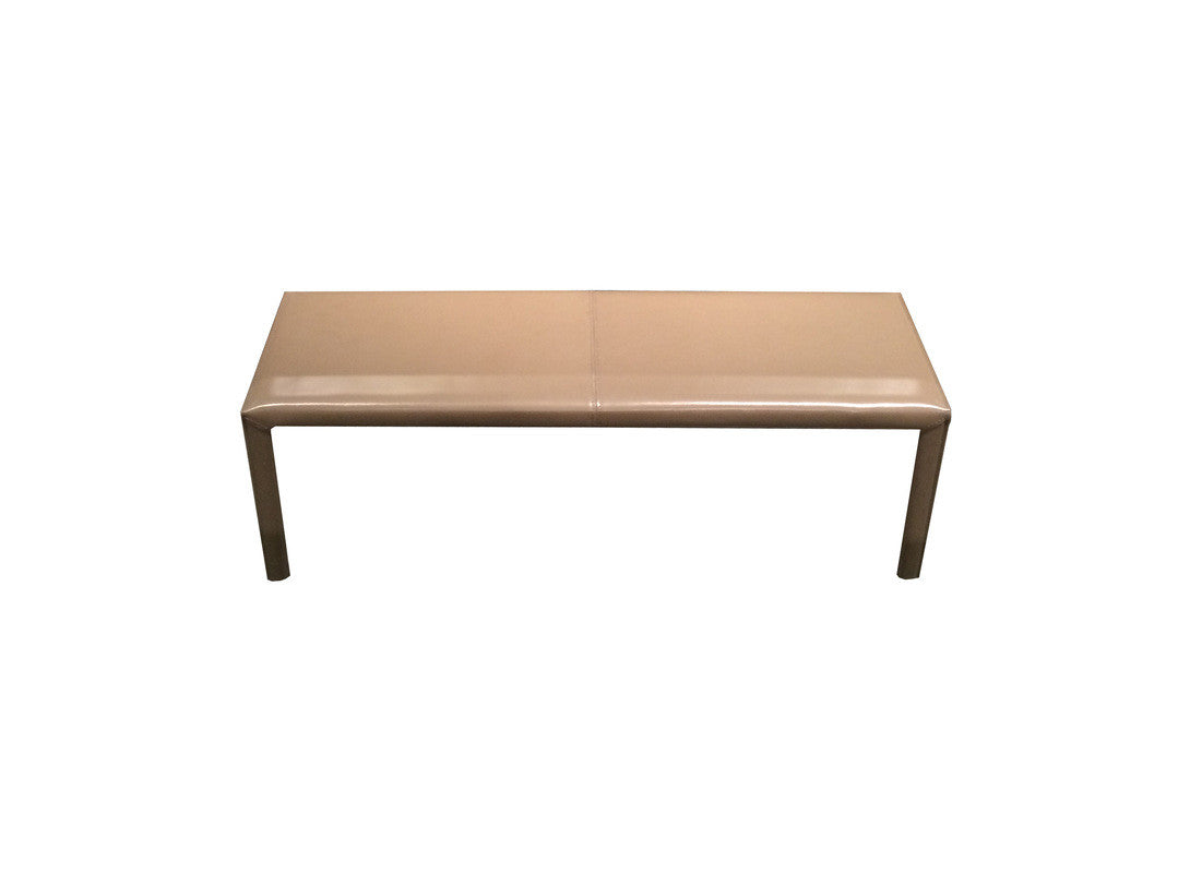 Kube-C174 Leather Wrapped Bench
