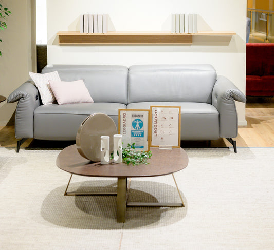 Natuzzi Editions C143 Leggiadro Sofa w/2 pwr. recliners - Eurohaus Modern Furniture LLC