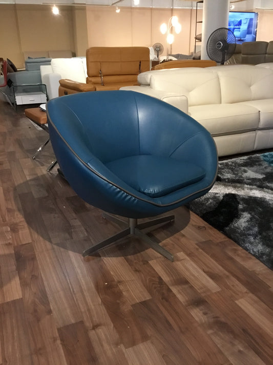Euro Round Swivel accent chair