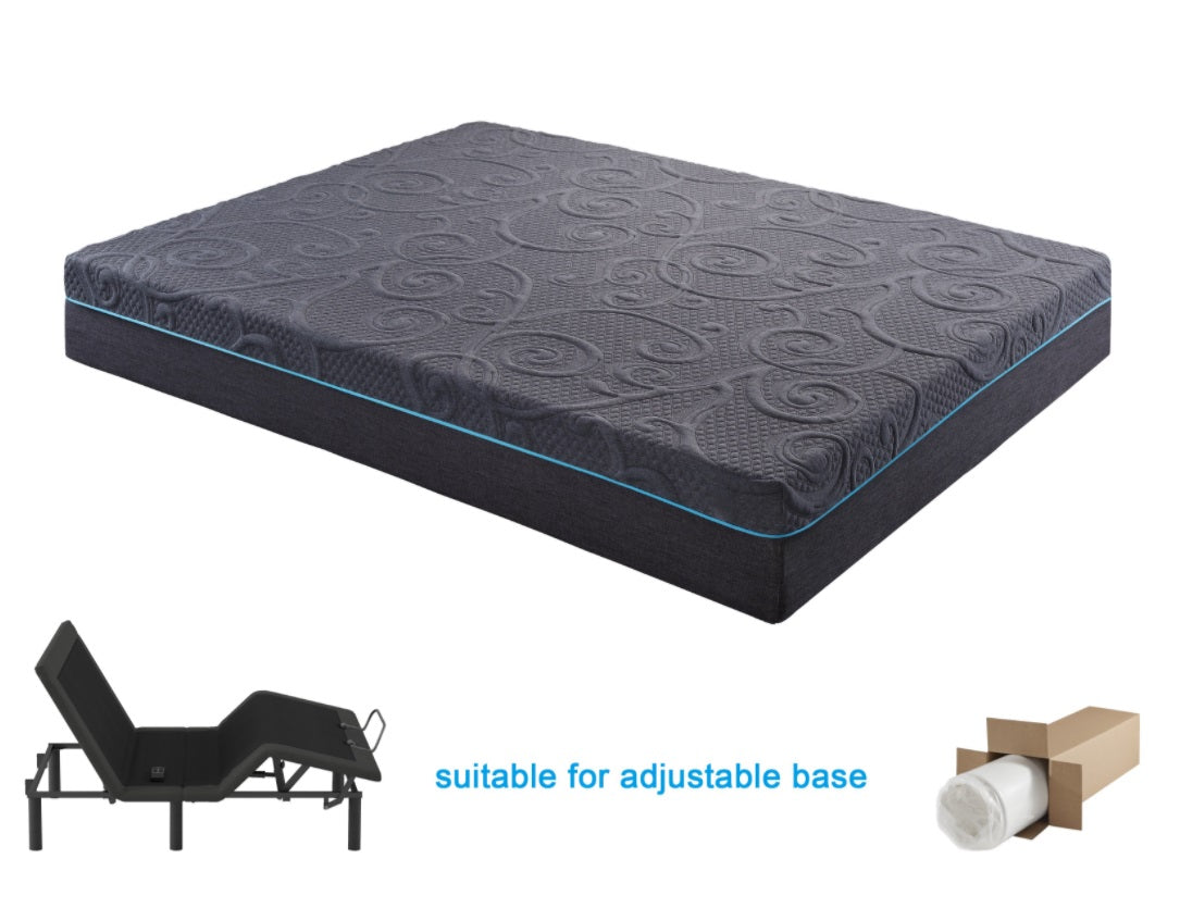 ZADY 11-inch Hybrid Gel-Infused Memory Foam Mattress