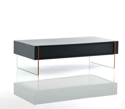 VG-Vision - Modern Black Oak Floating Coffee Table - Eurohaus Modern Furniture LLC