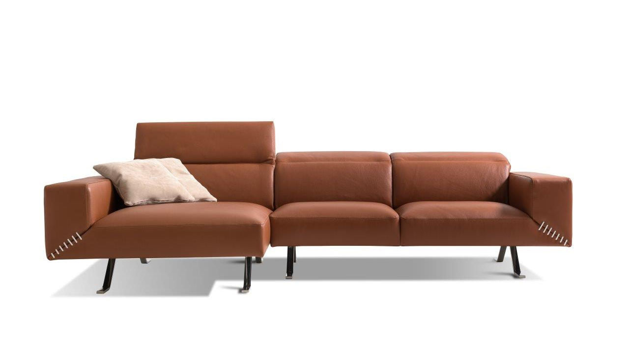 Henry Leather Sectional